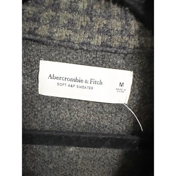 Abercrombie & Fitch Gray Checkered Jacket - Picture 6 of 7